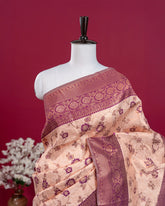 SC2819 - TOP DYED SAREE WITH MEENA BUTTA